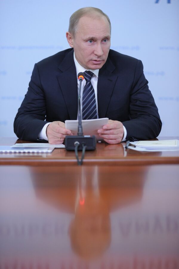 Primer ministro de Rusia, Vladímir Putin - Sputnik Mundo