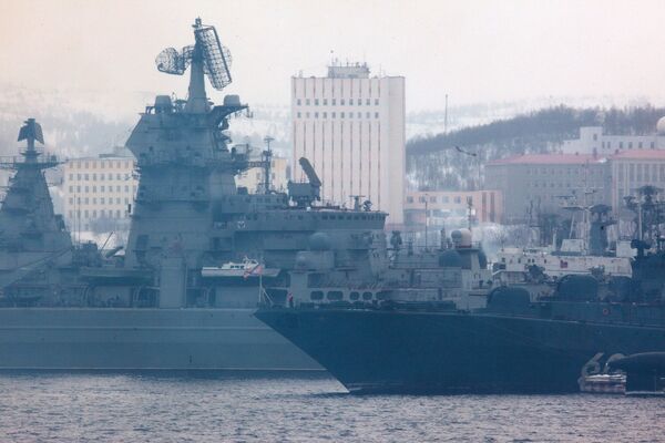 Ejercicios navales de la flota rusa del Norte. Archivo - Sputnik Mundo
