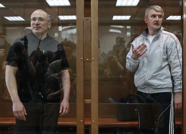 Mijaíl Jodorkovski y Platón Lébedev - Sputnik Mundo
