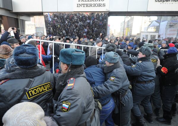 Mitin de la oposición concluye en Moscú - Sputnik Mundo