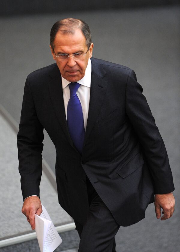 El ministro de Asuntos Exteriores Serguei Lavrov - Sputnik Mundo