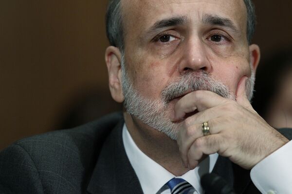 El presidente de la Reserva Federal de EEUU Ben Bernanke - Sputnik Mundo
