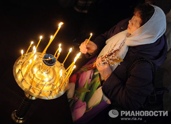 Rusia celebra el Domingo de Ramos - Sputnik Mundo