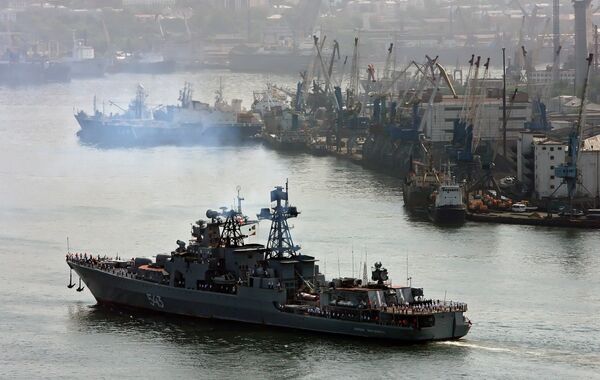 Gran buque antisubmarino “Mariscal Sháposhnikov” - Sputnik Mundo