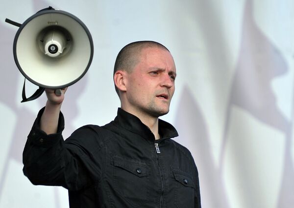 Líder del radical Frente de Izquierdas, Serguéi Udaltsov - Sputnik Mundo