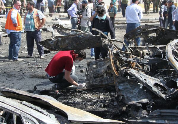 Asciende a 55 el número de muertos en doble atentado en Damasco - Sputnik Mundo