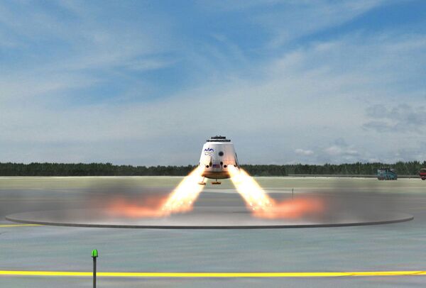 SpaceX ensayará en 2012 nueva versión de nave Dragon que descenderá sobre tierra firme - Sputnik Mundo