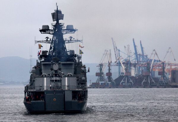 Buques rusos con infantes de Marina parten en misión antipiratería al océano Índico - Sputnik Mundo