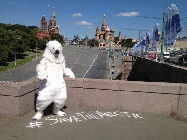Greenpeace organiza acción en defensa del Ártico y los osos polares - Sputnik Mundo