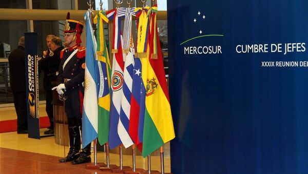 Banderas de los países de Mercosur - Sputnik Mundo