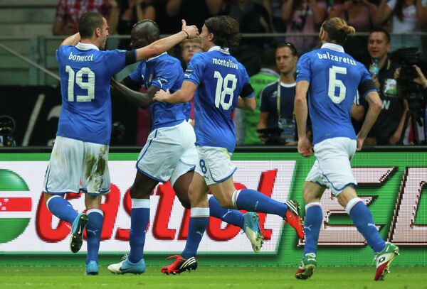 Italia gana a Alemania y pasa a la final de Eurocopa 2012  - Sputnik Mundo