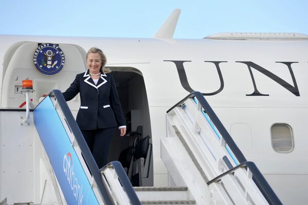 Hillary Clinton visita San Petersburgo - Sputnik Mundo