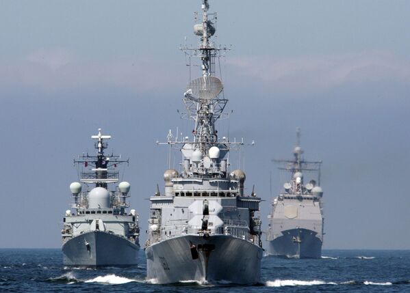 Ejercicios navales de cuatro países FRUKUS 2012 - Sputnik Mundo