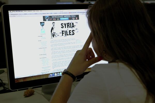 WikiLeaks publicará más de 2.000 archivos secretos del régimen sirio - Sputnik Mundo