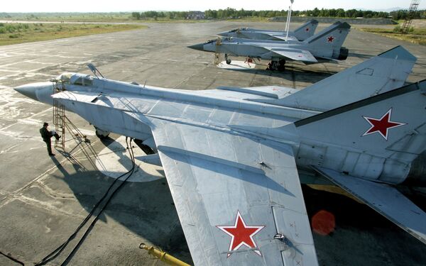 Caza ruso MiG-31 (archivo) - Sputnik Mundo