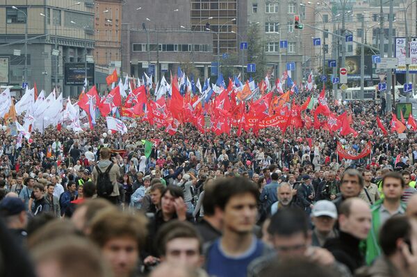 Actos de protesta en Moscú (archivo) - Sputnik Mundo