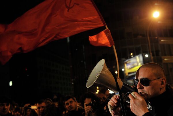 La oposición rusa “toma” bulevares de Moscú durante una nueva manifestación - Sputnik Mundo