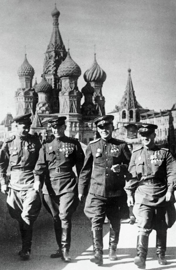 Moscú en los primeros años tras la II Guerra Mundial - Sputnik Mundo