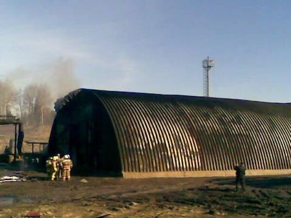 Incendio en una planta industrial  - Sputnik Mundo