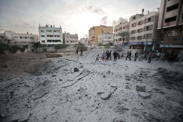 Israel recrudece el bloqueo a Gaza tras ataque con cohetes durante visita de Obama - Sputnik Mundo