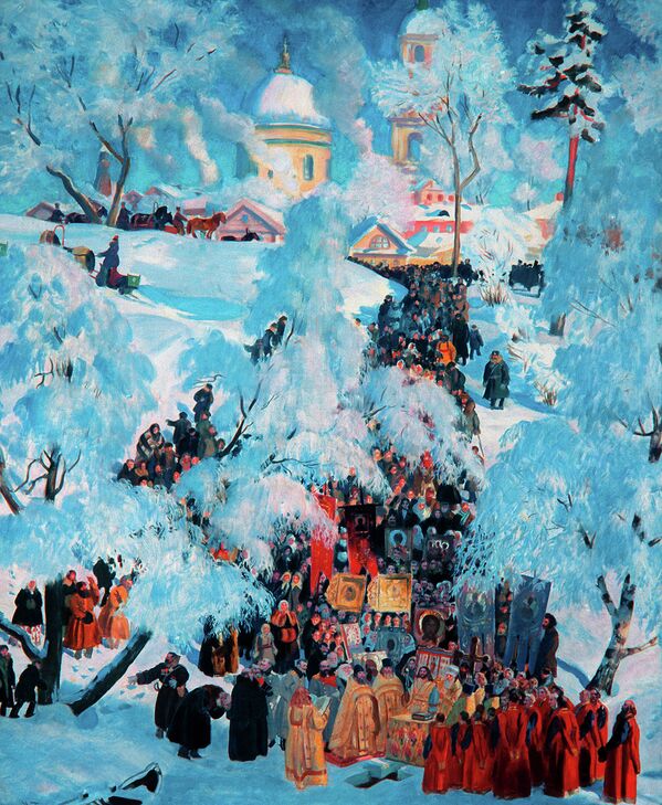 Los maestros de la pintura rusa y sus obras: Borís Kustódiev - Sputnik Mundo