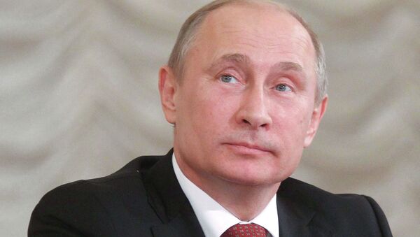 Владимир Путин на VIII Всероссийском съезде судей в Москве - Sputnik Mundo