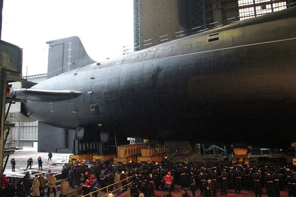 Submarino nuclear del proyecto Borei 'Vladímir Monomaj' - Sputnik Mundo