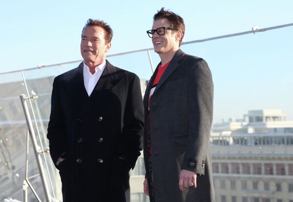 Schwarzenegger presenta su nuevo filme en Moscú - Sputnik Mundo