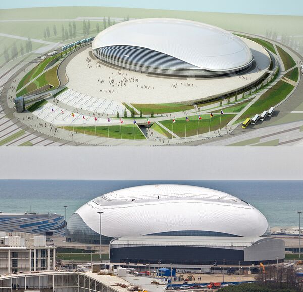 Instalaciones olímpicas de Sochi 2014: de concepción a construcción - Sputnik Mundo