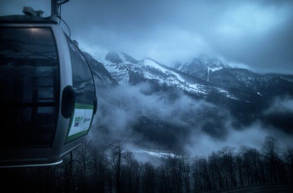 La estación de esquí alpino Roza Jútor un año antes de Sochi 2014 - Sputnik Mundo