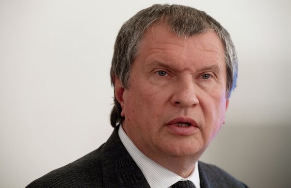 El director de la empresa petrolera de Rusia Rosneft Ígor Sechin - Sputnik Mundo
