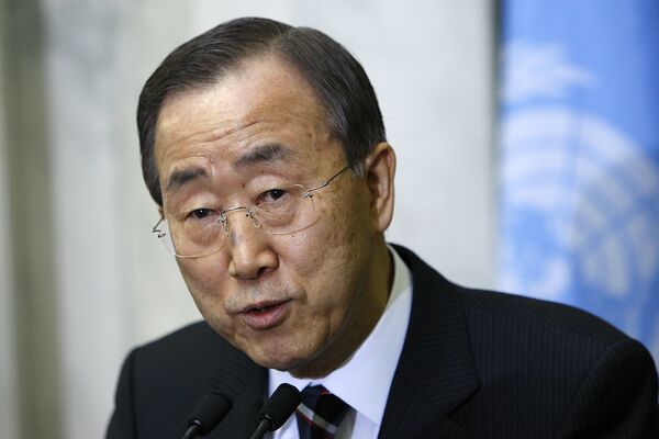 Ban Ki-moon, secretario general de las Naciones Unidas - Sputnik Mundo