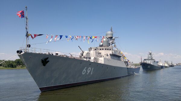 El buque portamisiles Tatarstan - Sputnik Mundo