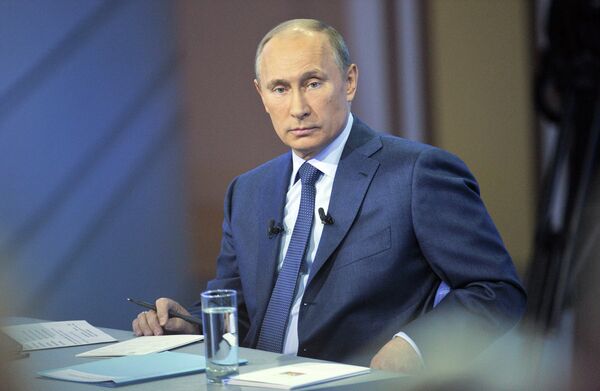 Еl presidente de Rusia, Vladímir Putin - Sputnik Mundo