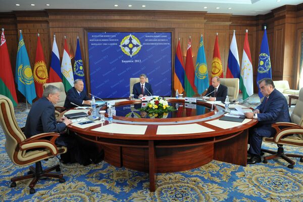 Cumbre de la Organización del Tratado de Seguridad Colectiva (OTSC) en Biskek - Sputnik Mundo