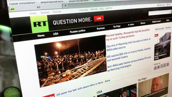 Web de la cadena rusa Russia Today - Sputnik Mundo