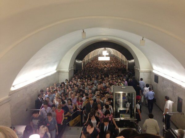Сolapso en el metro de Moscú - Sputnik Mundo