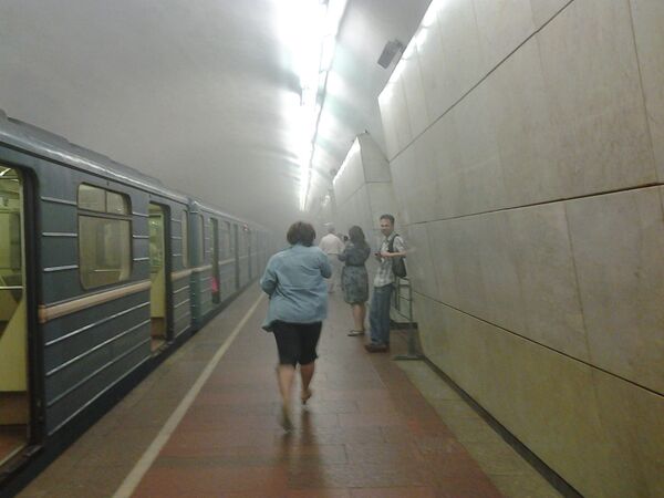 Сolapso en el metro de Moscú - Sputnik Mundo