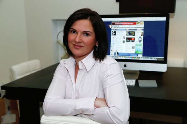 La directora general de Google Rusia Yulia Soloviova - Sputnik Mundo