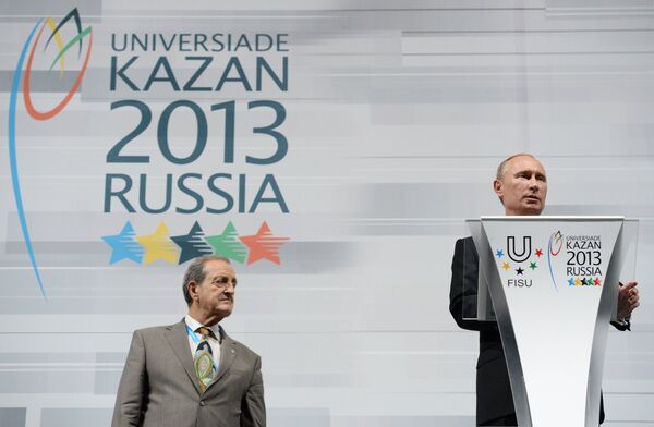 Inauguración de los Juegos Universitarios Mundiales 2013 en Kazán - Sputnik Mundo