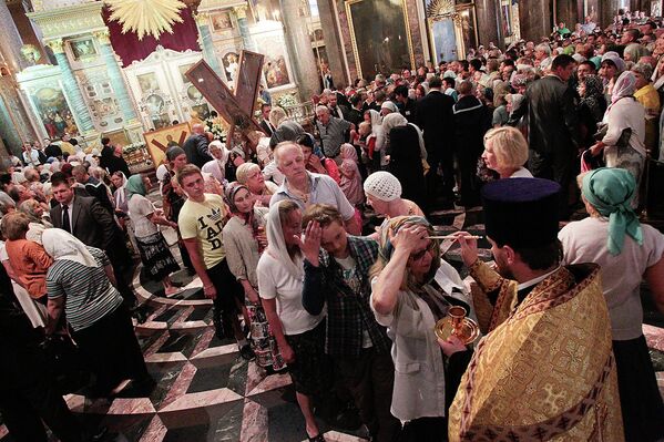 La cruz de San Andrés el Apóstol llega a San Petersburgo - Sputnik Mundo