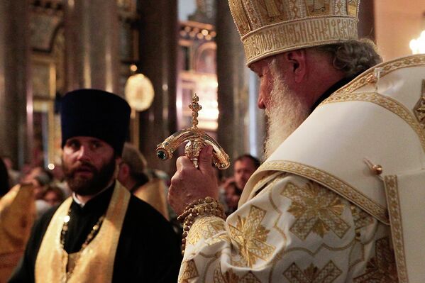 La cruz de San Andrés el Apóstol llega a San Petersburgo - Sputnik Mundo