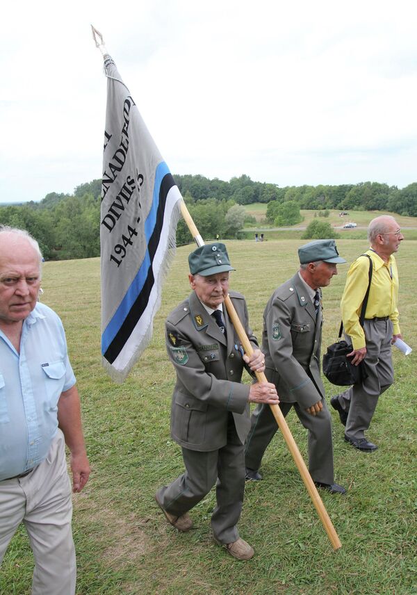 Reunión de excombatientes de la Waffen SS en Estonia (archivo) - Sputnik Mundo