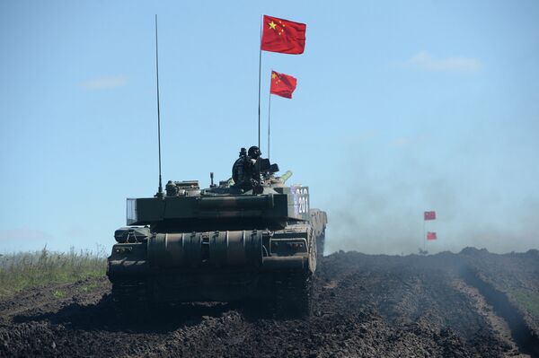 Las maniobras antiterroristas ruso-chinas Misión de Paz 2013 - Sputnik Mundo