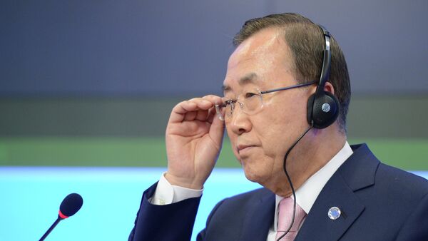 Ban Ki-moon califica de “crimen de guerra” el ataque químico en Guta - Sputnik Mundo