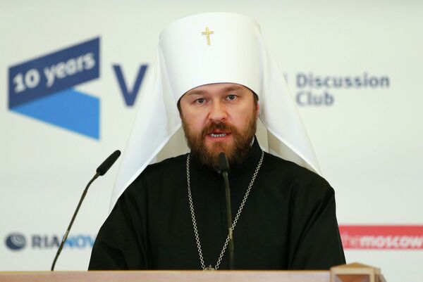 Jefe de las relaciones eclesiásticas exteriores del Patriarcado de Moscú y arzobispo metropolitano de Volokolamsk Ilarión - Sputnik Mundo