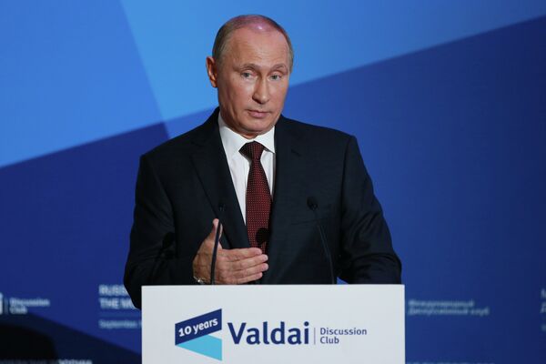 Presidente de Rusia, Vladímir Putin - Sputnik Mundo