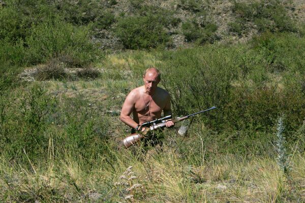 15 de agosto de 2007. Vladímir Putin en la república rusa de Tuvá. (Archivo) - Sputnik Mundo