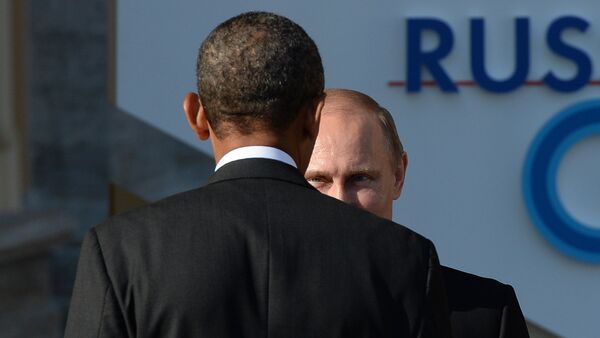 Presidente de Rusia, Vladímir Putin, y presidente de EEUU, Barack Obama (Archivo) - Sputnik Mundo