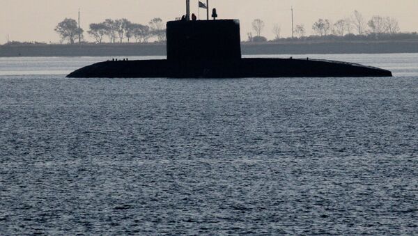 Submarino de la clase Varshavianka (archivo) - Sputnik Mundo